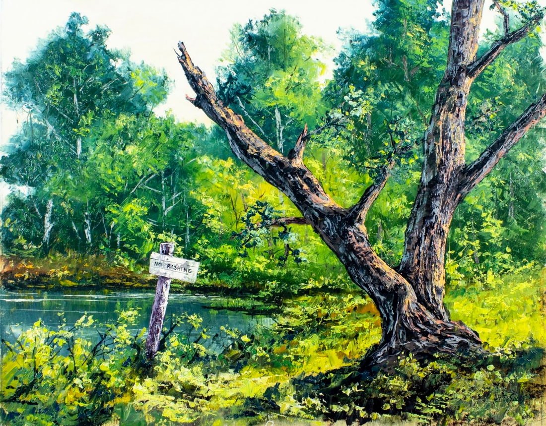 Hector Salas (Argentina,1926-?) oil painting (1 of 13)