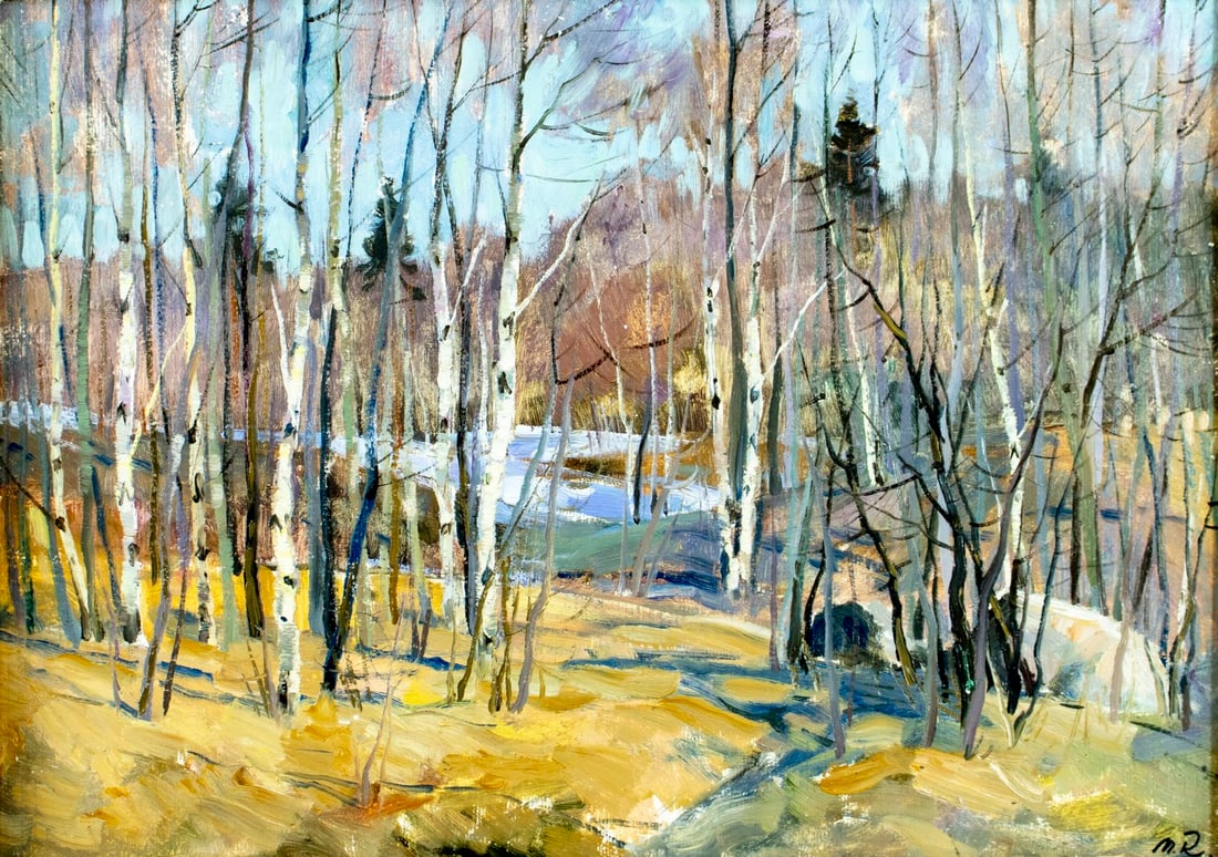 Mark Kremer (Russia,1928-?) oil painting (1 of 15)