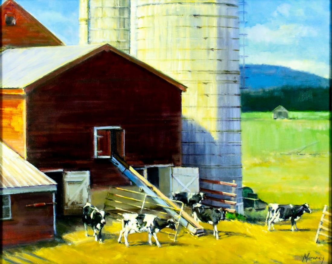 Merancy (US,20C) oil painting (1 of 12)