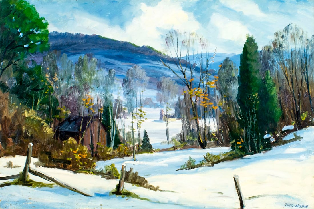 Judd Wilson (NJ,20C) oil painting (1 of 11)