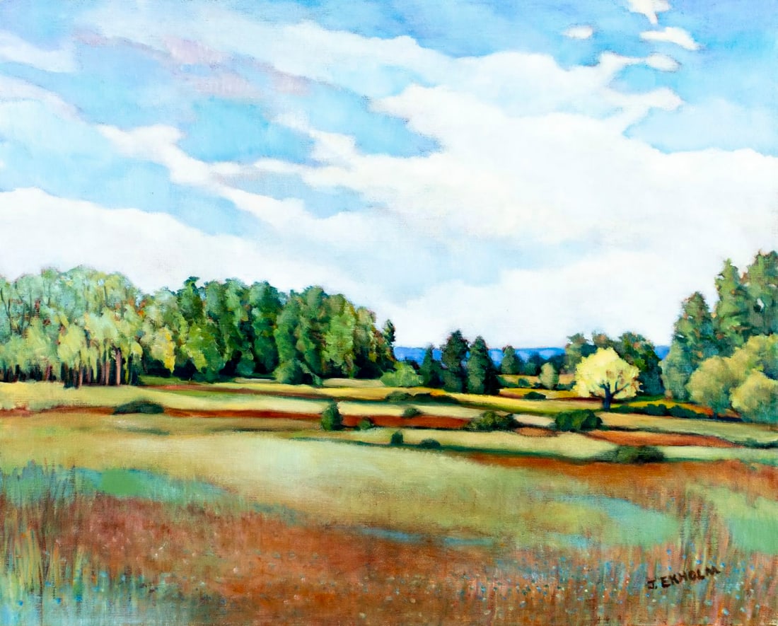 Judi Ekholm (WI,FL,20/21C) oil painting (1 of 12)