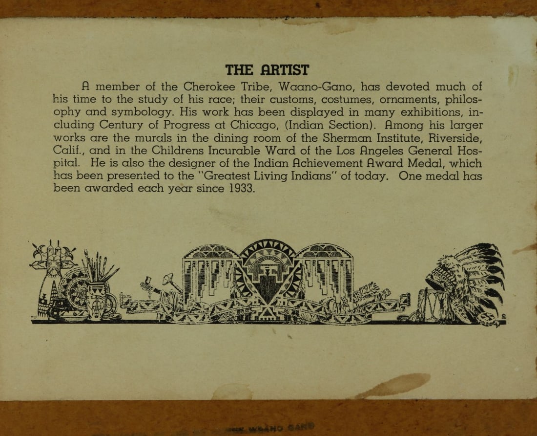 Joe Waano Gano (CA,1906-1982) oil painting - 14
