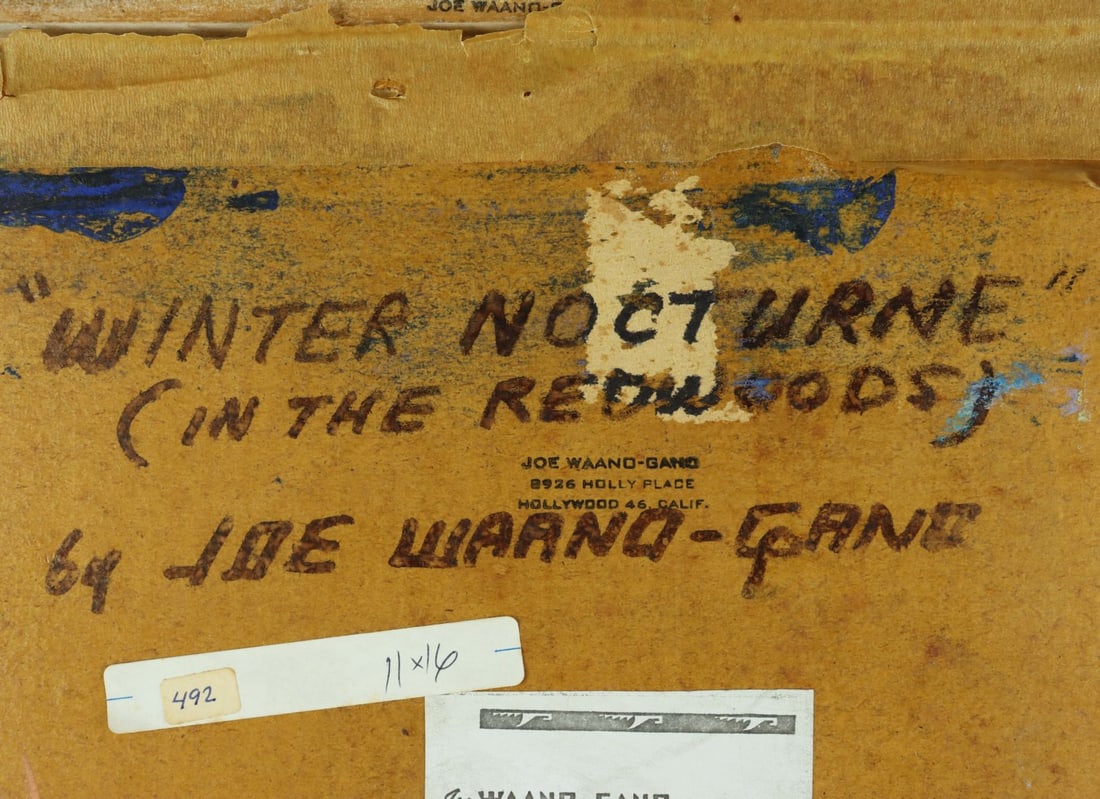 Joe Waano Gano (CA,1906-1982) oil painting - 16