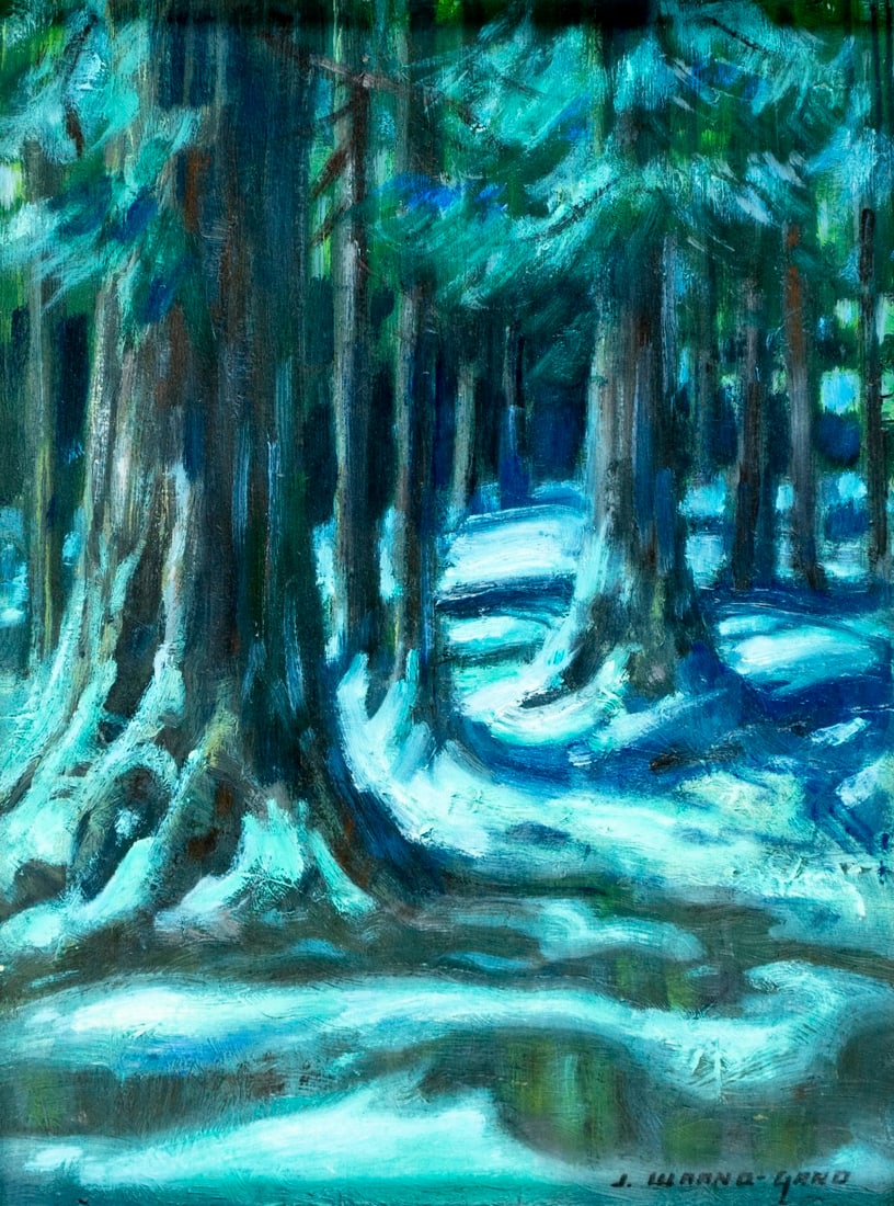 Joe Waano Gano (CA,1906-1982) oil painting (1 of 17)