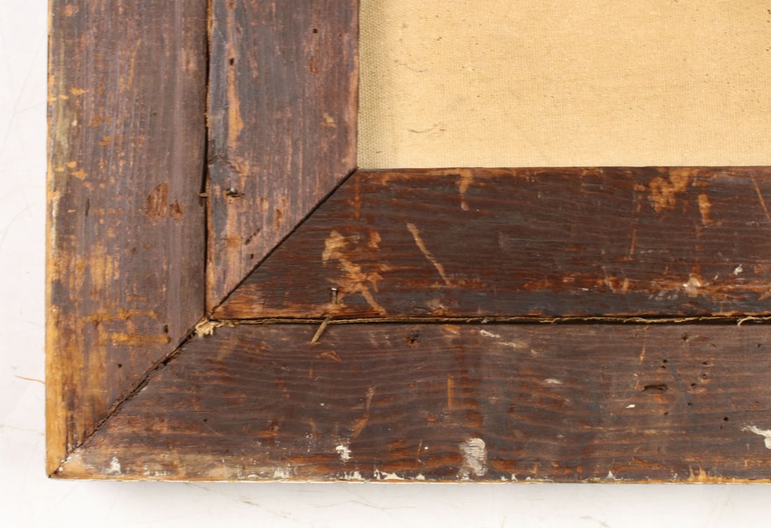 Henninges (US,19C) oil painting antique - 11