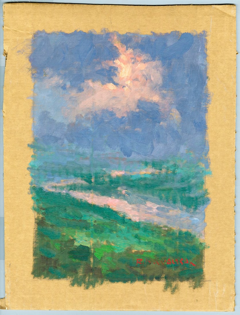 Robert Waltsak (NJ,b 1944) oil painting - 3