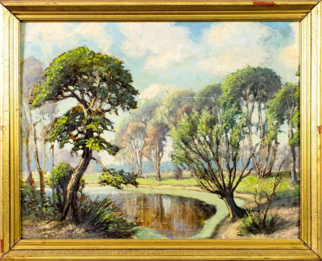 Otto (US, mid 20C) oil painting - 3