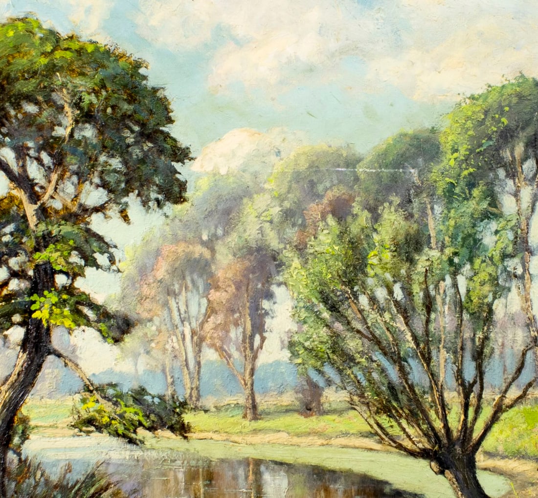 Otto (US, mid 20C) oil painting - 5