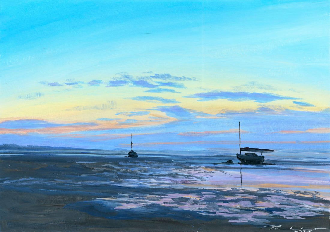 Oleksandr Pukhno (Ukraine,20/21C) acrylic painting (1 of 12)