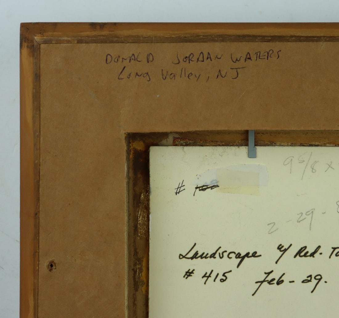 Donald Waters (NJ,1931-2005) oil painting - 12