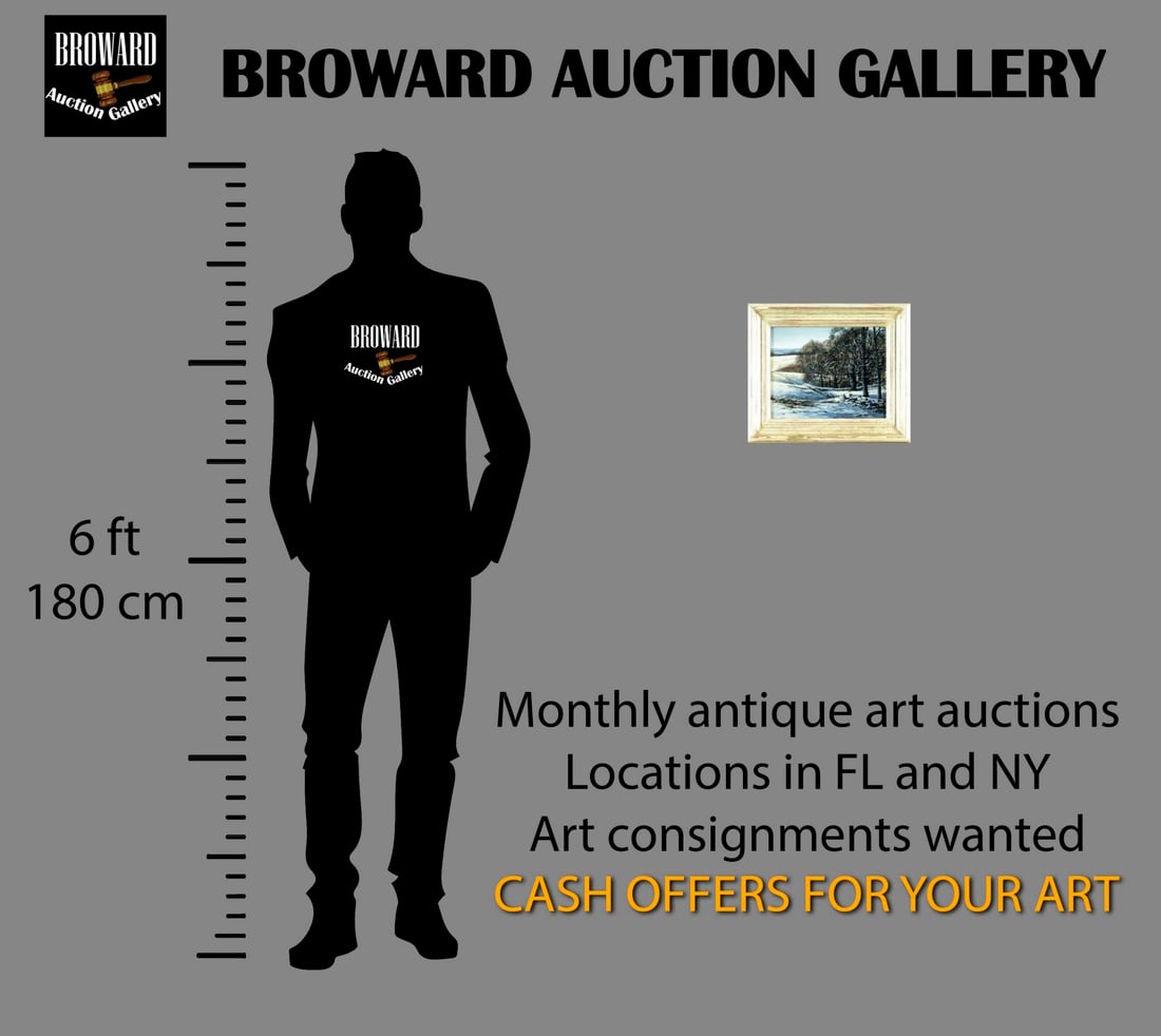 Donald Waters (NJ,1931-2005) oil painting - 2