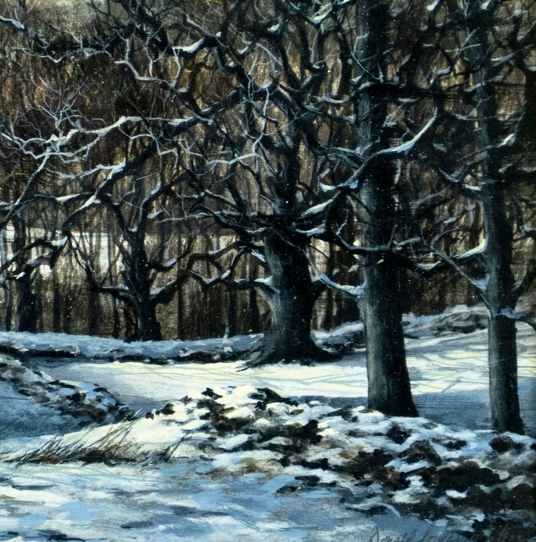 Donald Waters (NJ,1931-2005) oil painting - 7