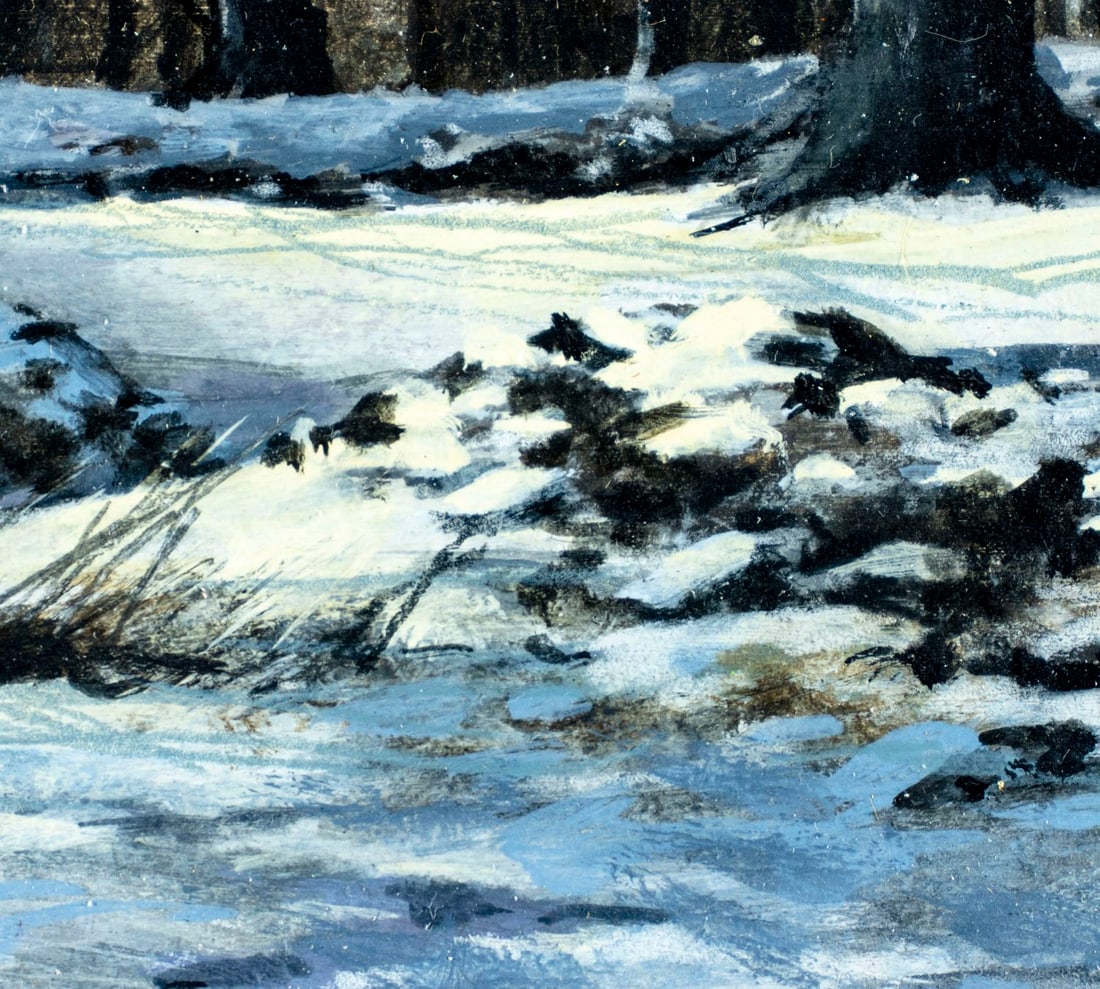 Donald Waters (NJ,1931-2005) oil painting - 8