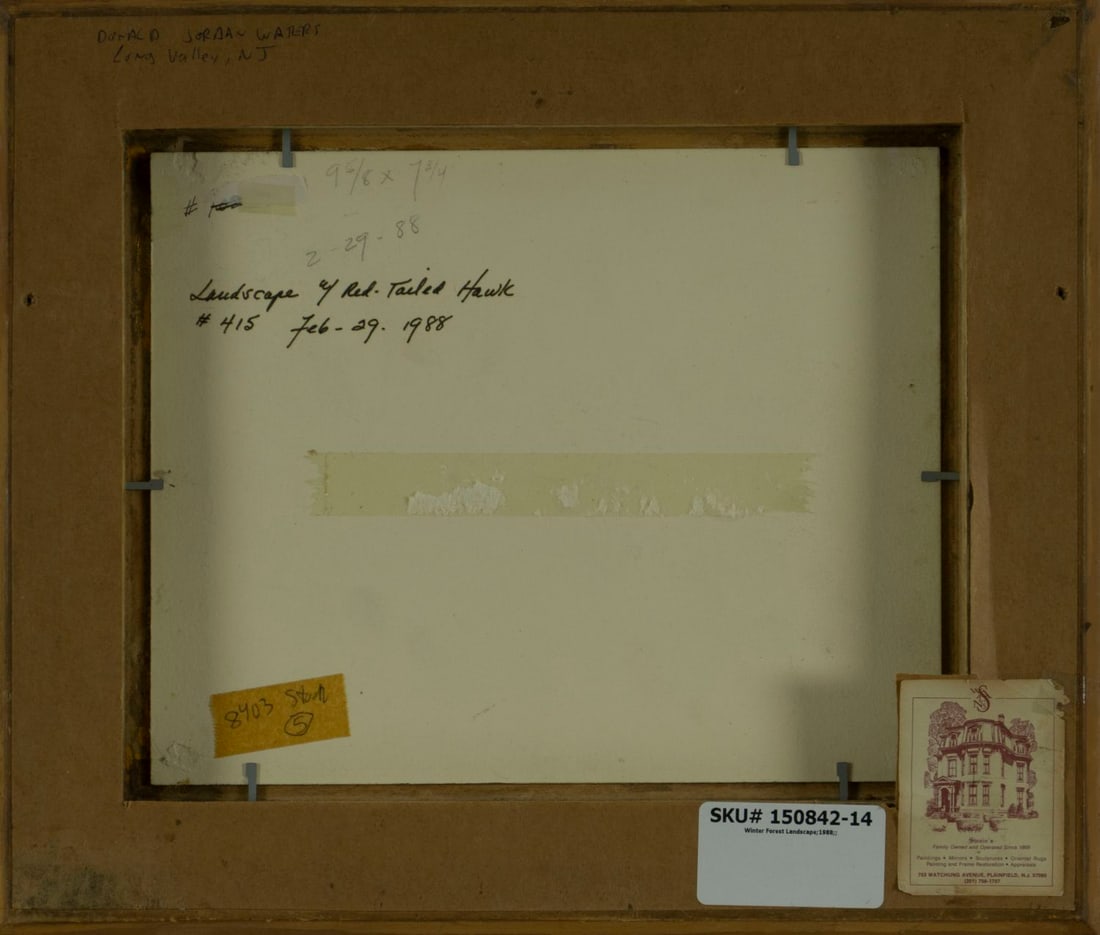 Donald Waters (NJ,1931-2005) oil painting - 9