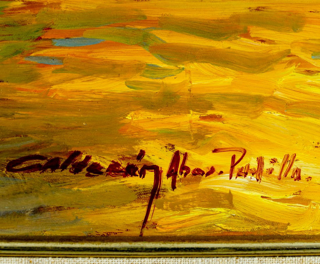 Calderon Padilla (South America,20C) oil painting antique - 4