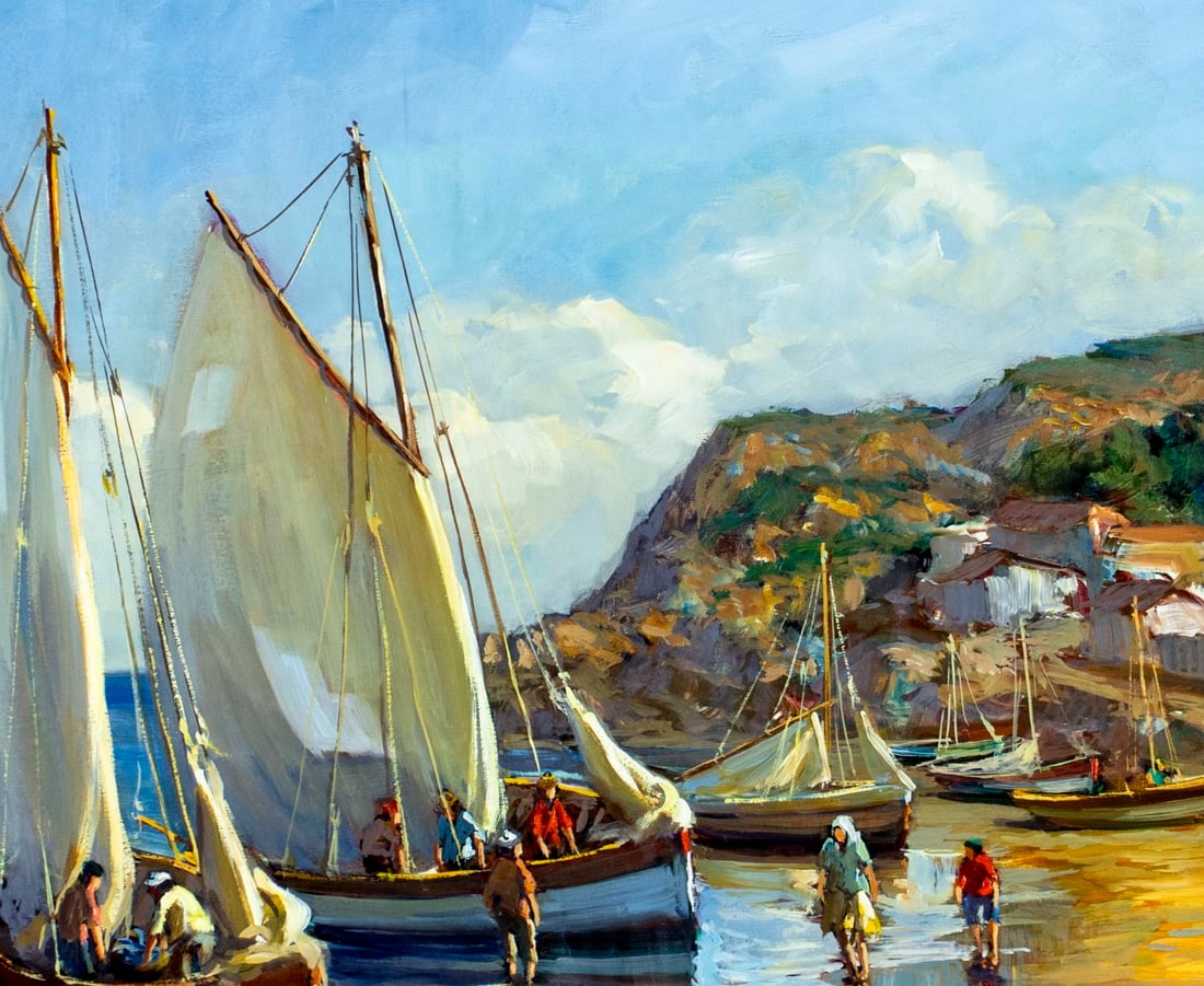 Calderon Padilla (South America,20C) oil painting antique - 5