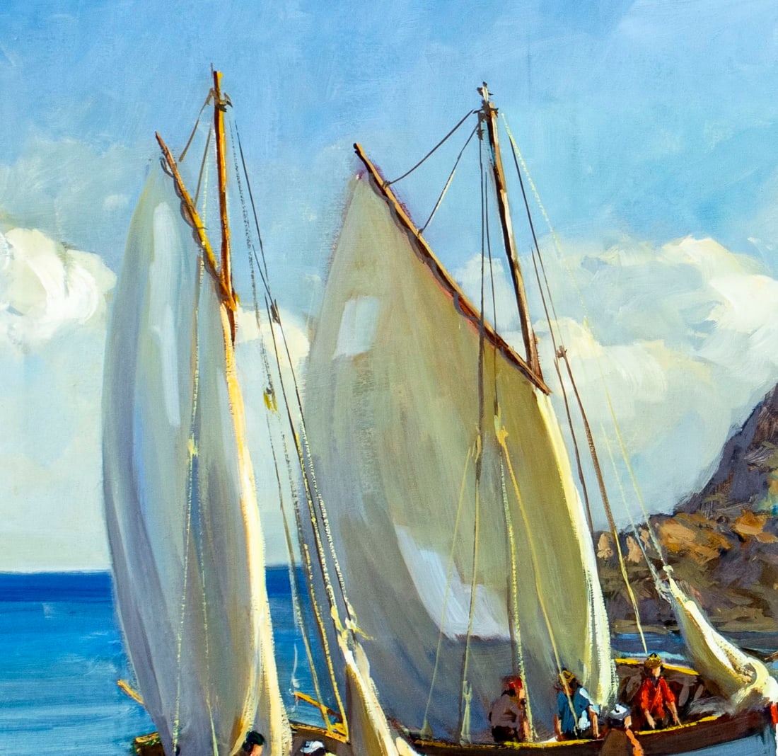 Calderon Padilla (South America,20C) oil painting antique - 6