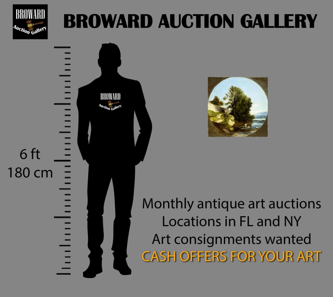 Frederick Richard Lee (UK,1798-1879) oil painting antique - 2