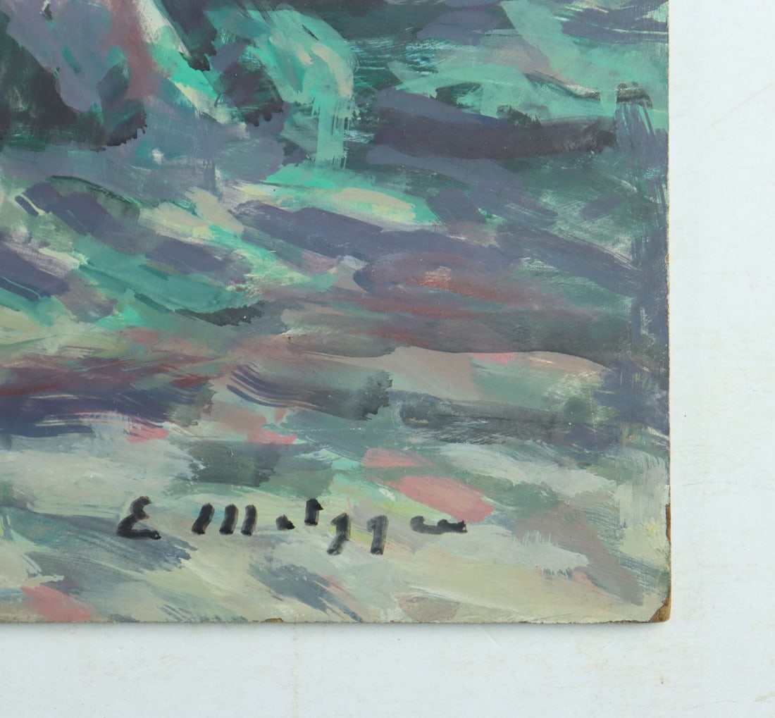 Evelyn Metzger (NY,Brazil,1911-2007) oil painting - 10