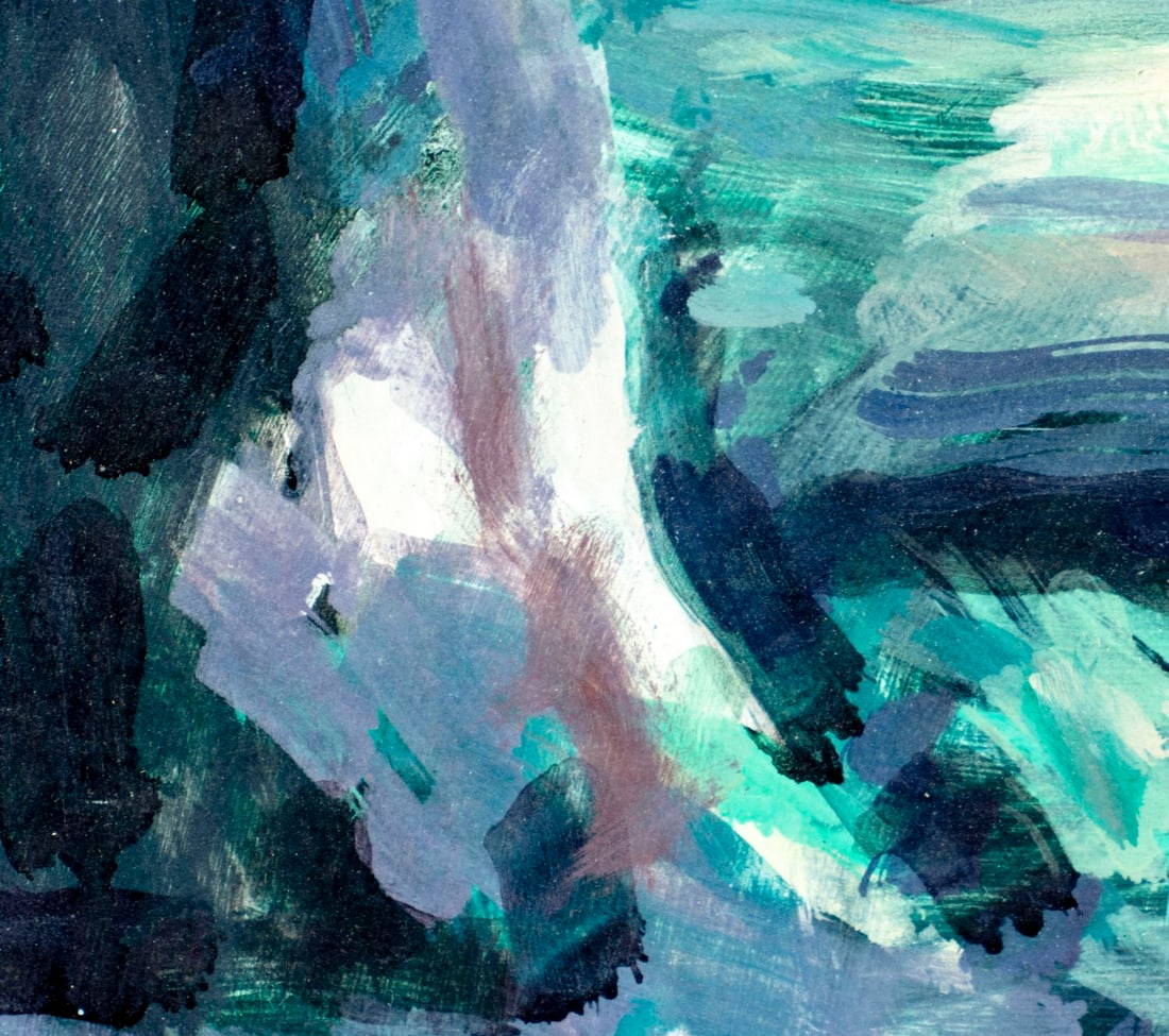 Evelyn Metzger (NY,Brazil,1911-2007) oil painting - 8