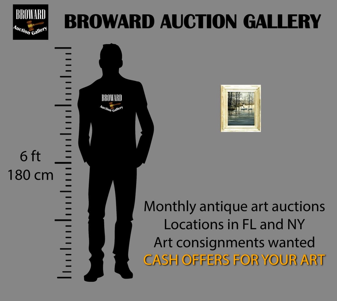 Donald Waters (NJ,1931-2005) oil painting - 2