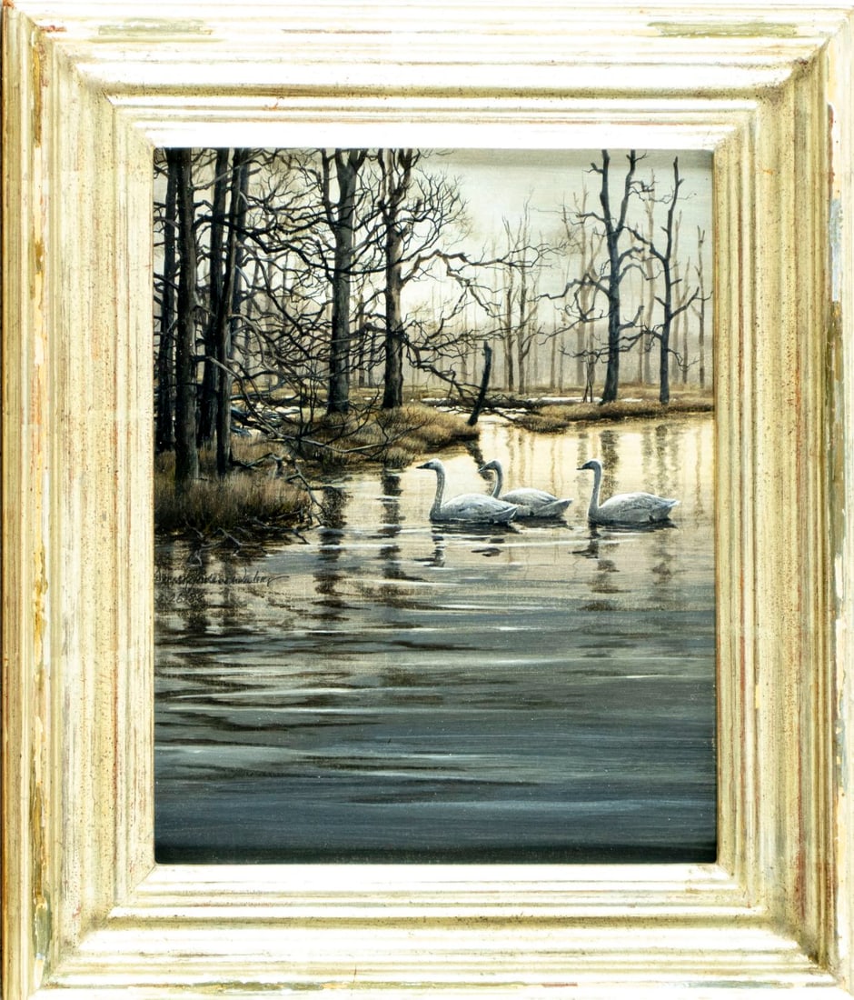 Donald Waters (NJ,1931-2005) oil painting - 3