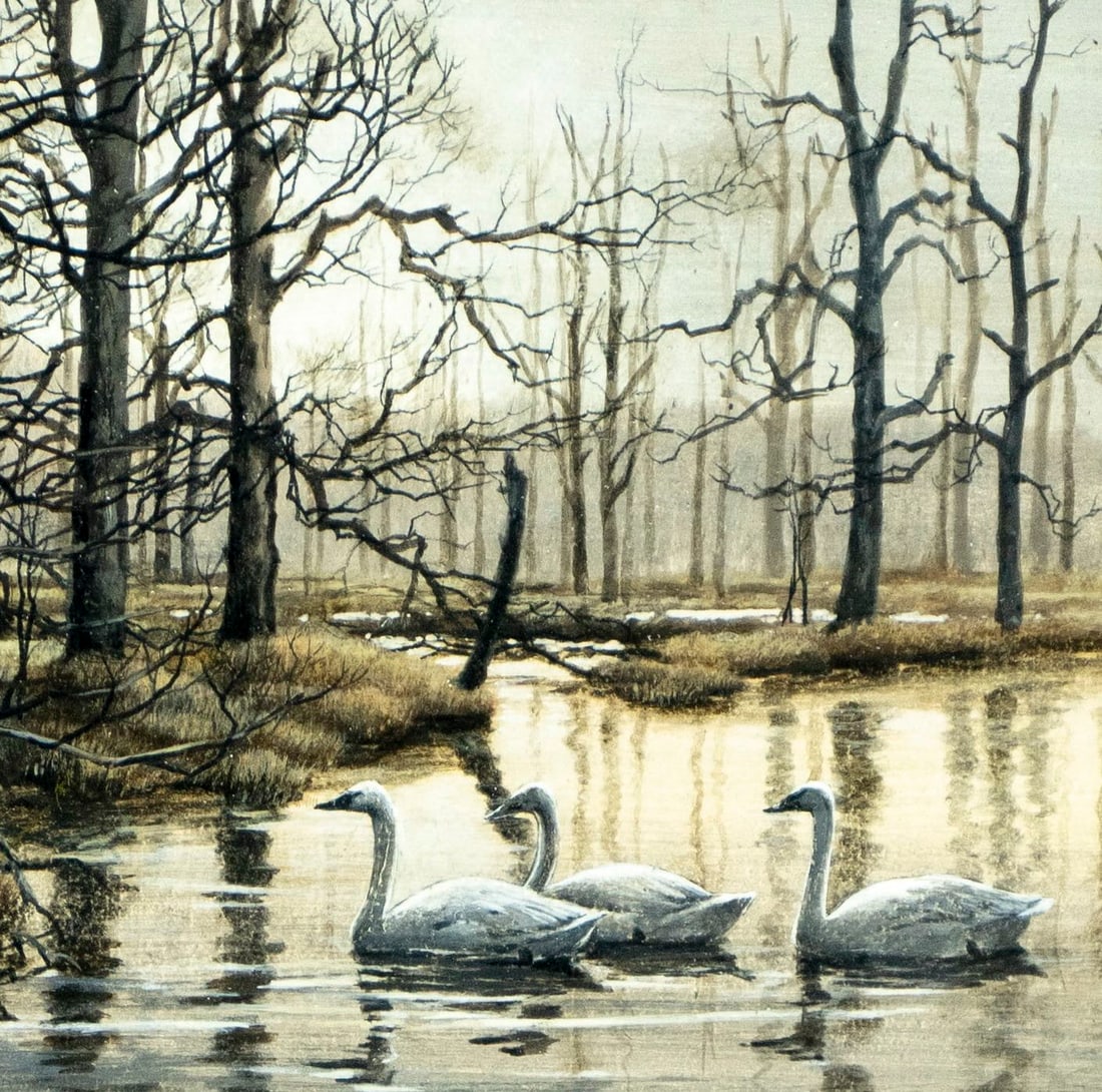 Donald Waters (NJ,1931-2005) oil painting - 7