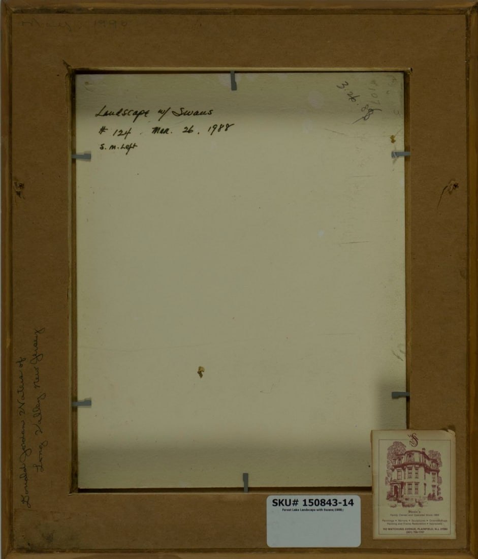 Donald Waters (NJ,1931-2005) oil painting - 9