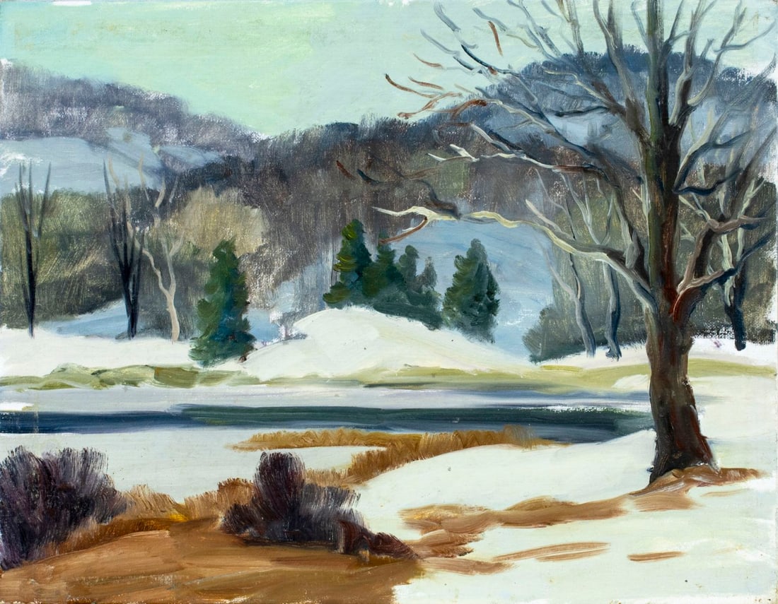 George Holloway (NJ,20C) oil painting (1 of 11)