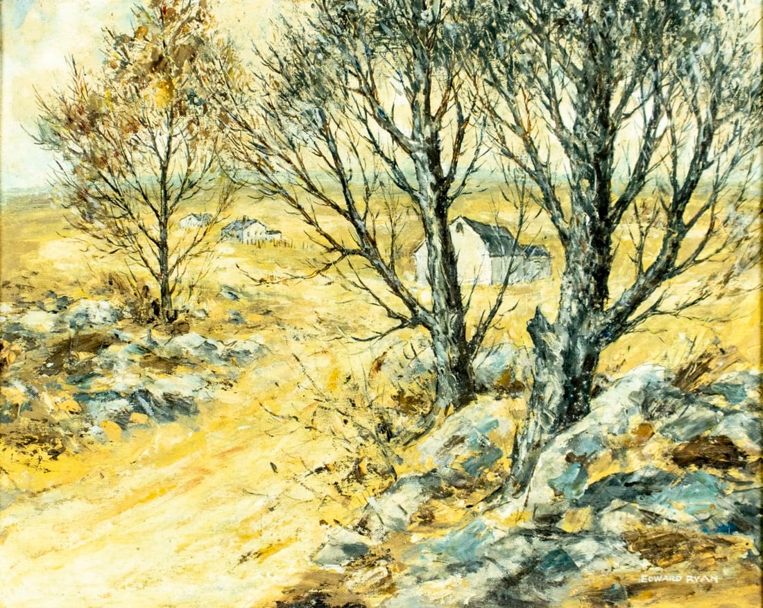 Edward Ryan (US,20C) oil painting (1 of 13)