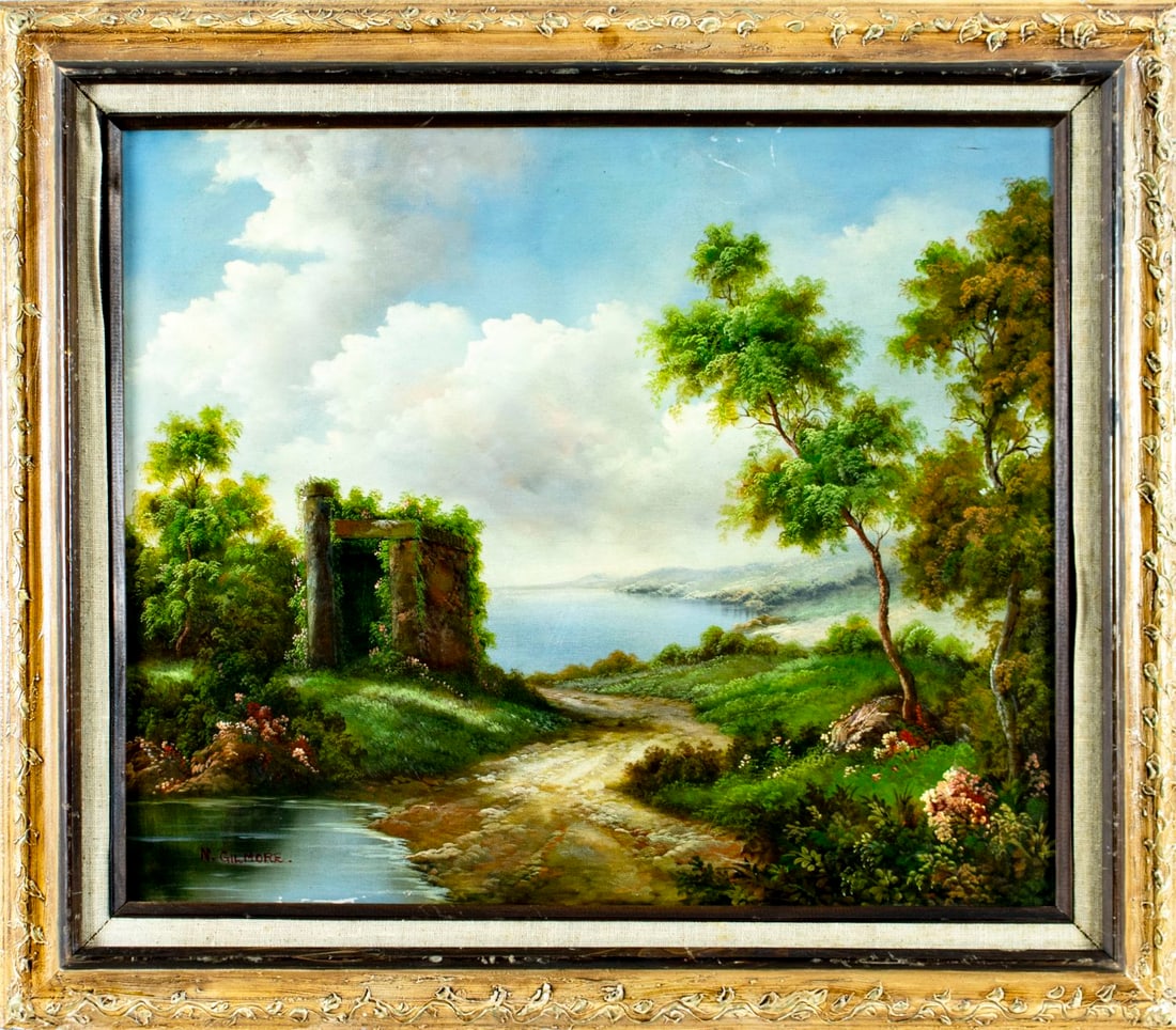 Contemporary decorative oil painting signed N Gilmore - 3