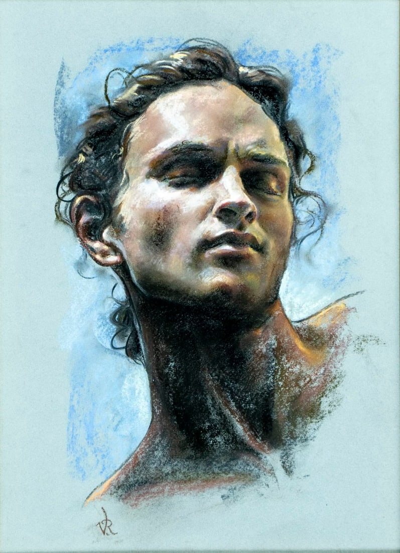 Van Rainy Hecht Nielsen (TX,CO,b 1974) pastel painting (1 of 13)