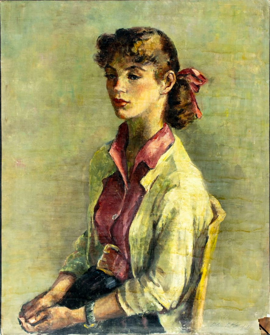 Blanche Rothschild (NY,1893-1988) oil painting - 3