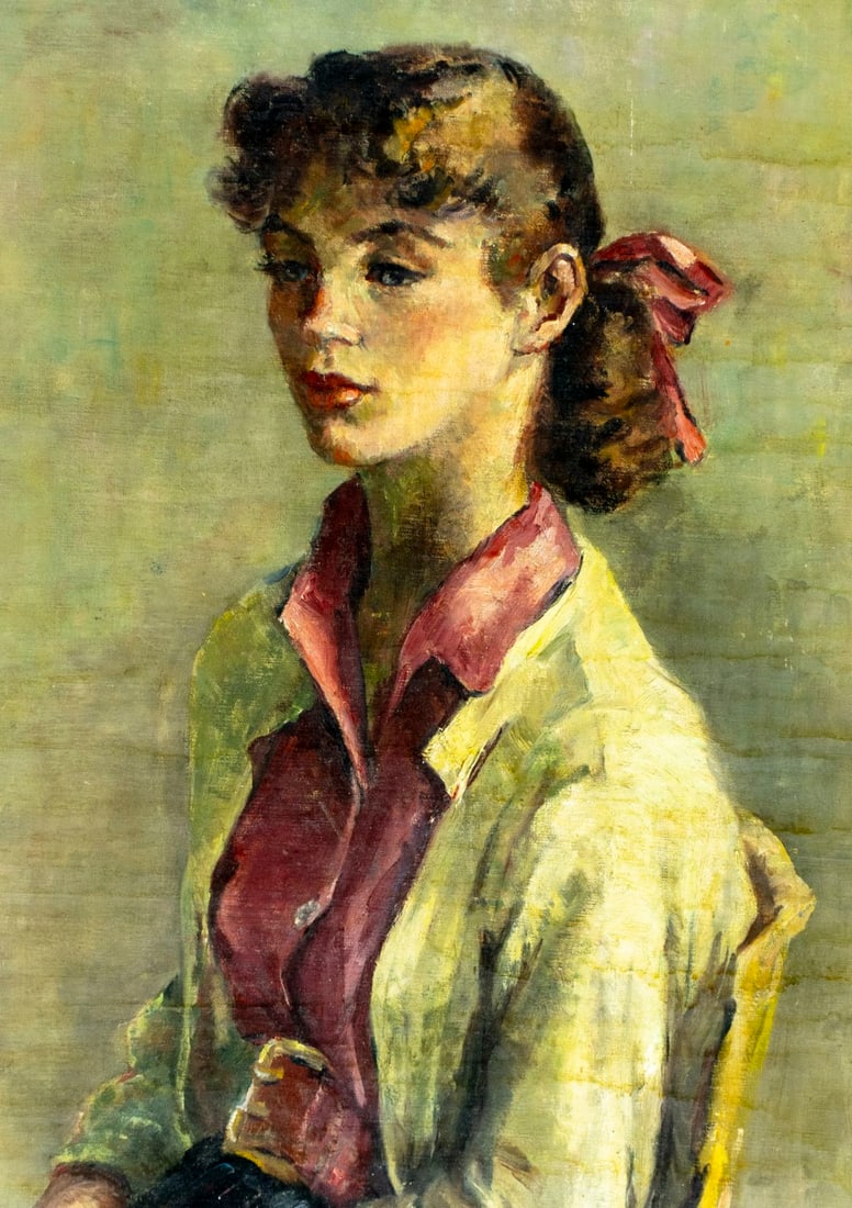 Blanche Rothschild (NY,1893-1988) oil painting - 5