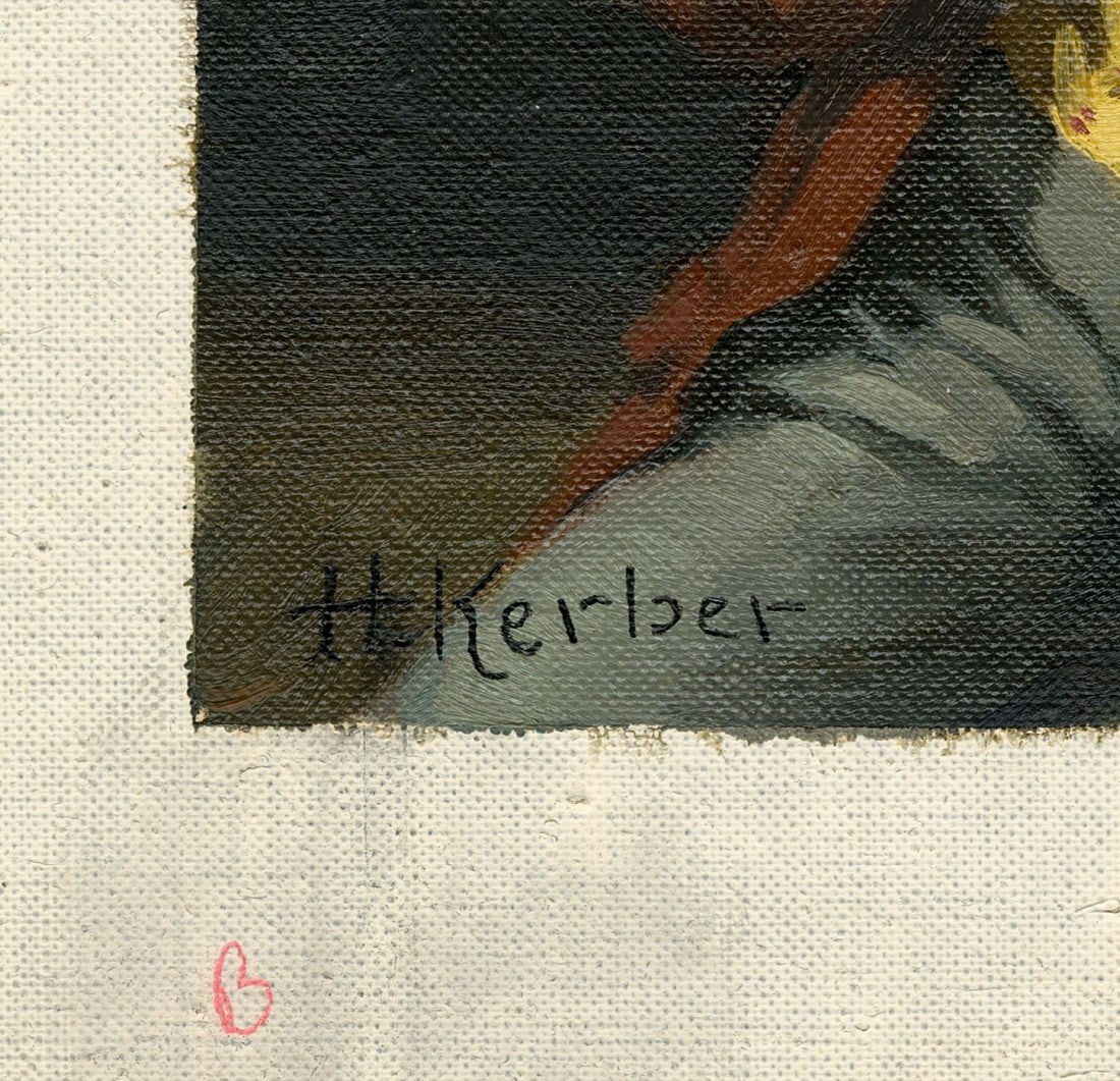 Hans Kerber (Austria,1920-?) oil painting - 4