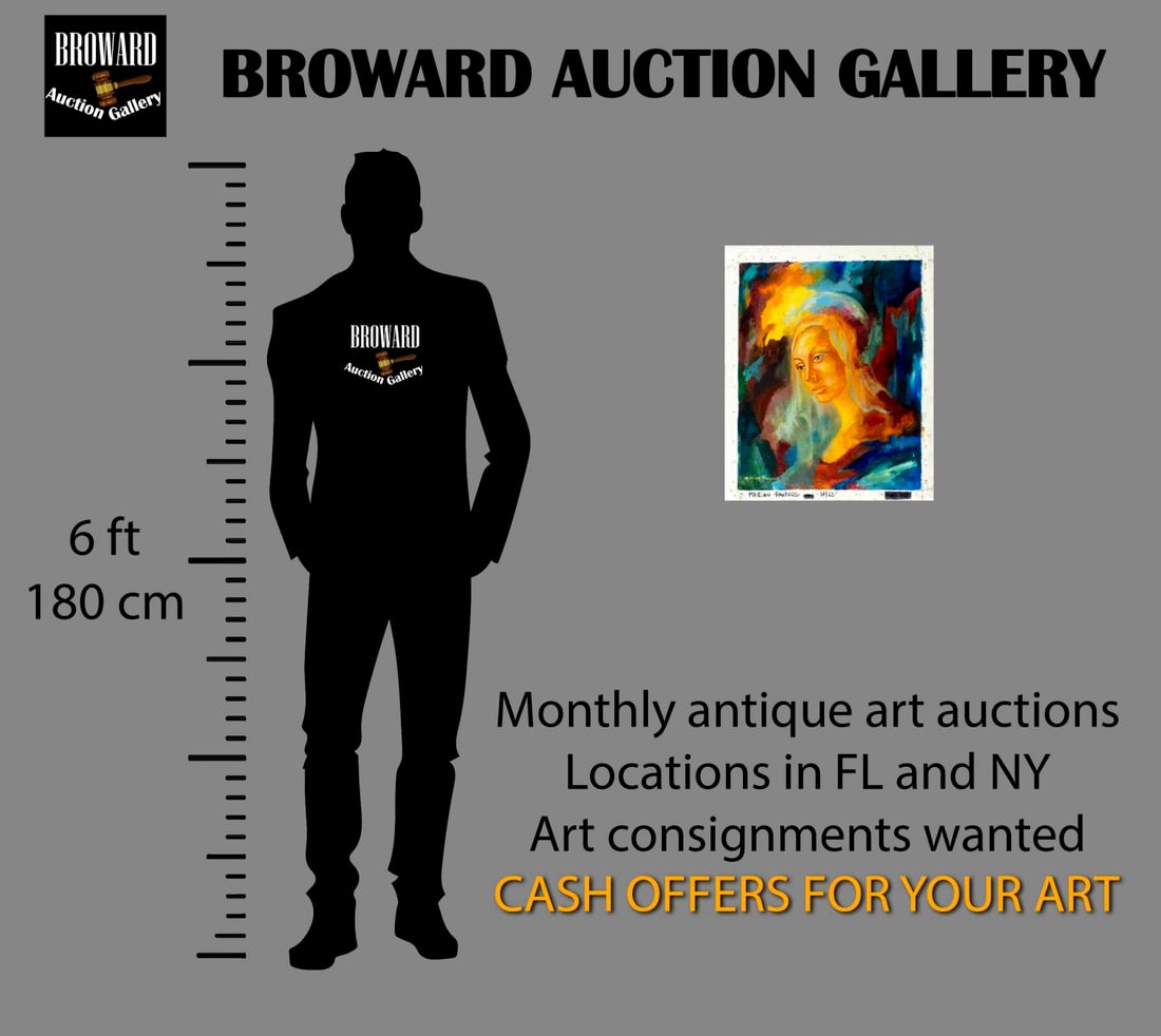 Marian Paupard (France,20C) oil painting - 2