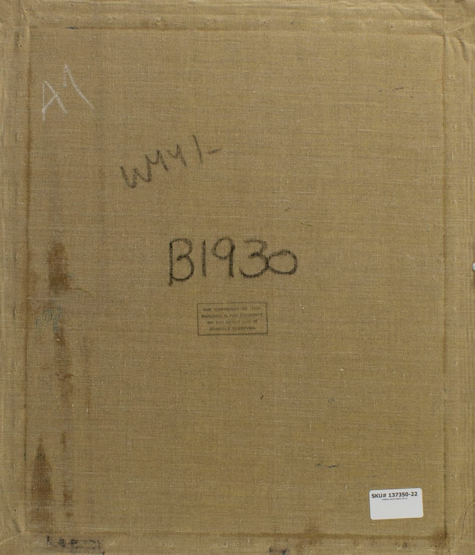 Marian Paupard (France,20C) oil painting - 9