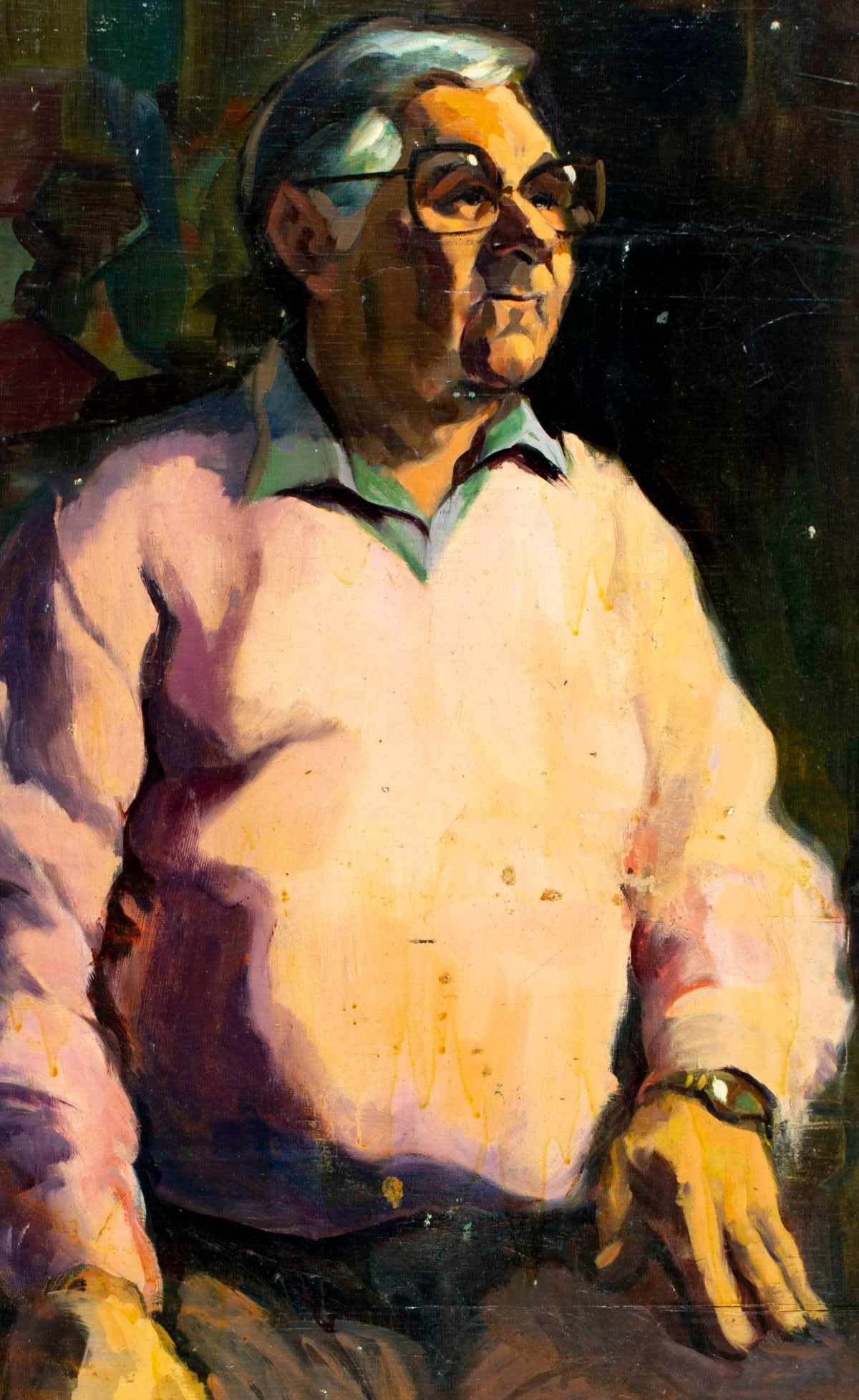 John Reilly (NY,NJ,1942-2021) oil painting - 5