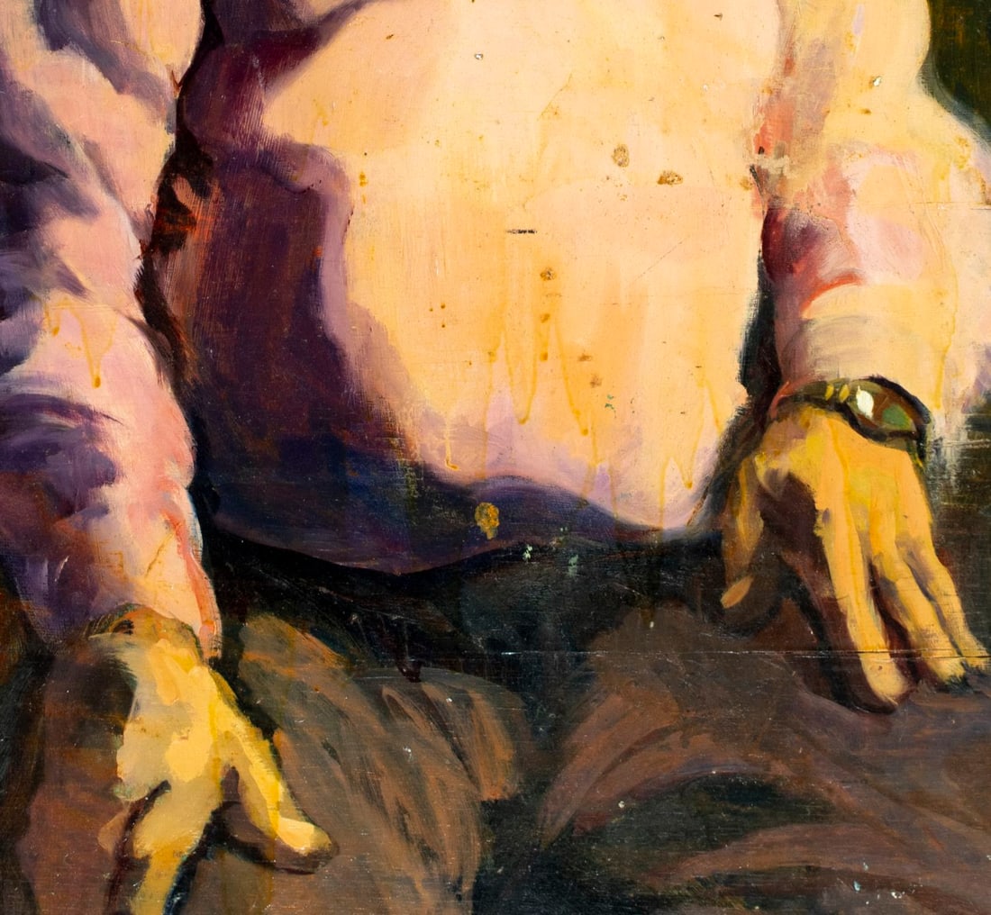 John Reilly (NY,NJ,1942-2021) oil painting - 7