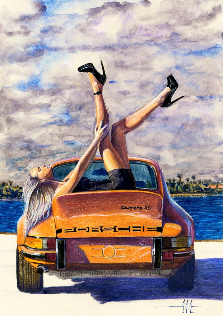 Aleksandr Matushkin (Ukraine,20/21C) pastel painting (1 of 14)