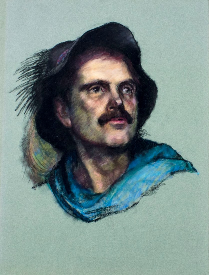 Americo DiFranza (NY,MA,1919-2004) pastel painting (1 of 12)