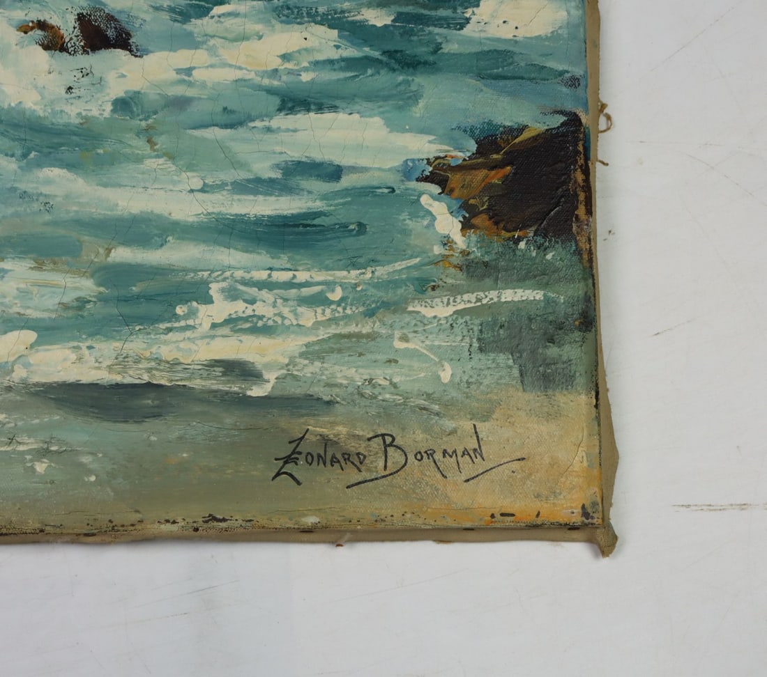 Leonard Borman (CA,OR,1894-1995) oil painting - 10