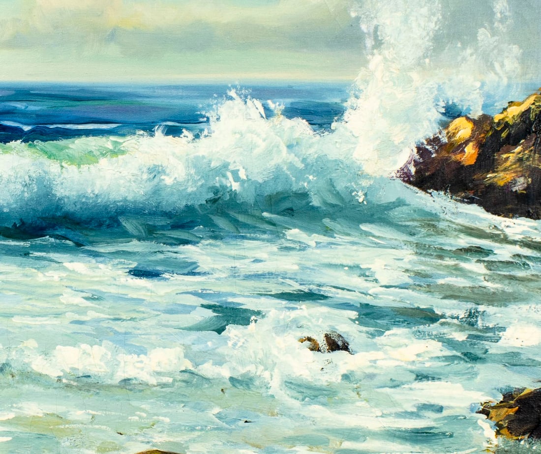 Leonard Borman (CA,OR,1894-1995) oil painting - 7