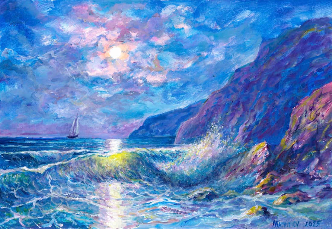 Andriy Matveev (Ukraine,b 1988) oil painting (1 of 12)