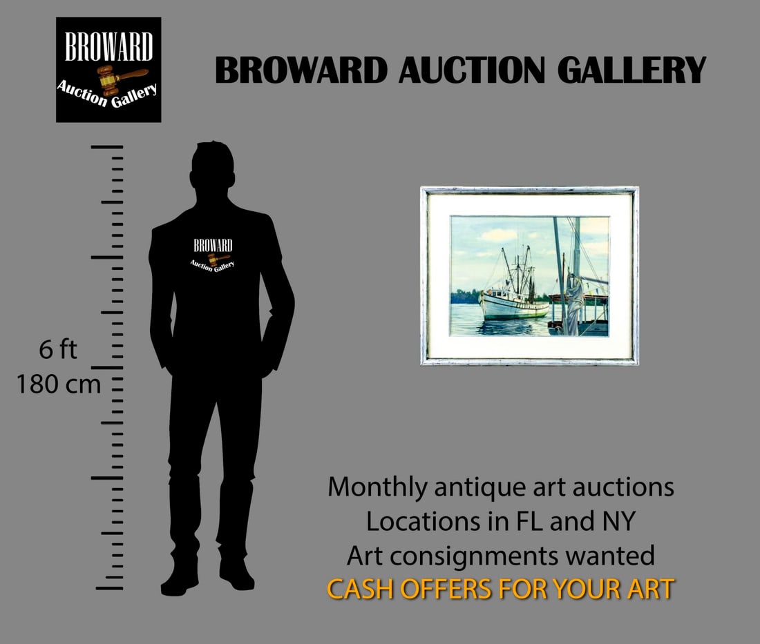 Robert Blinn (NY,FL,1909-2001) watercolor painting - 2