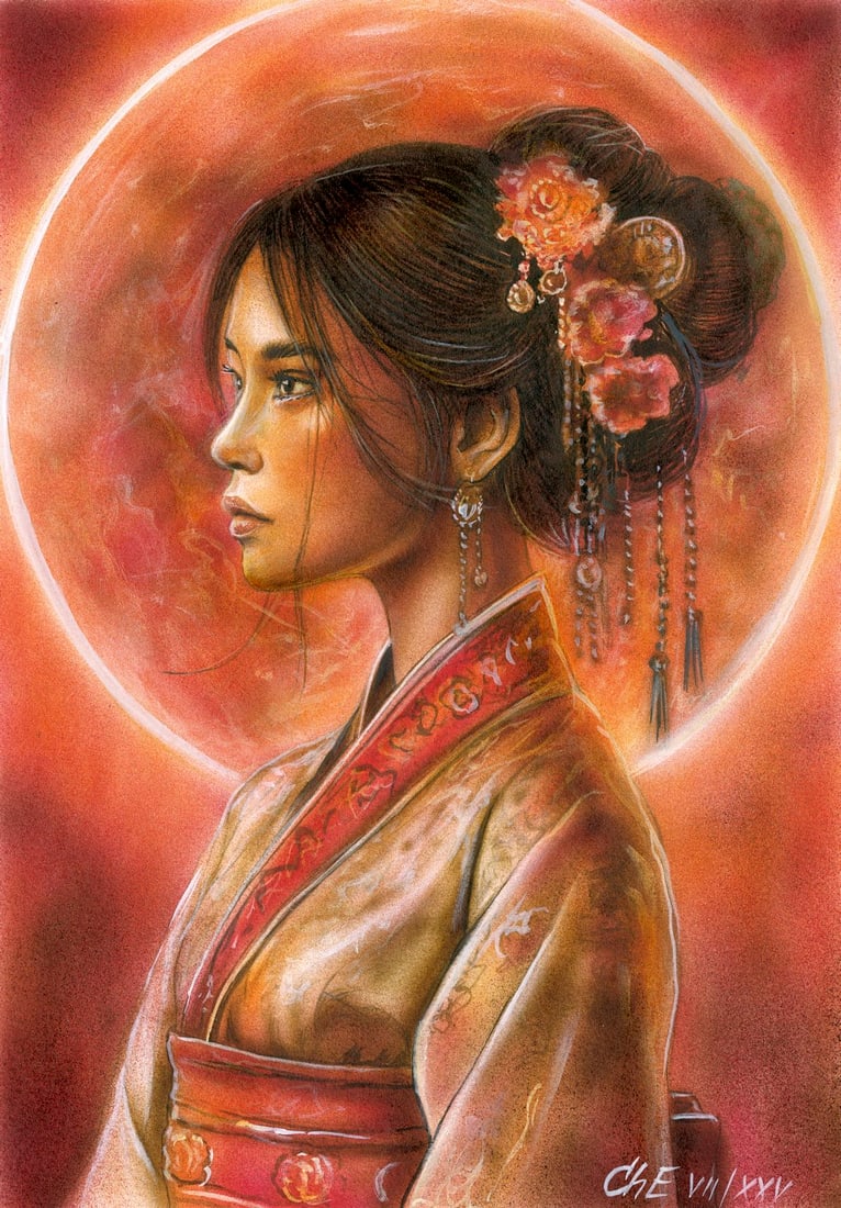 Evgeniy Chunikhin (Ukraine,b 1976) acrylic painting (1 of 12)