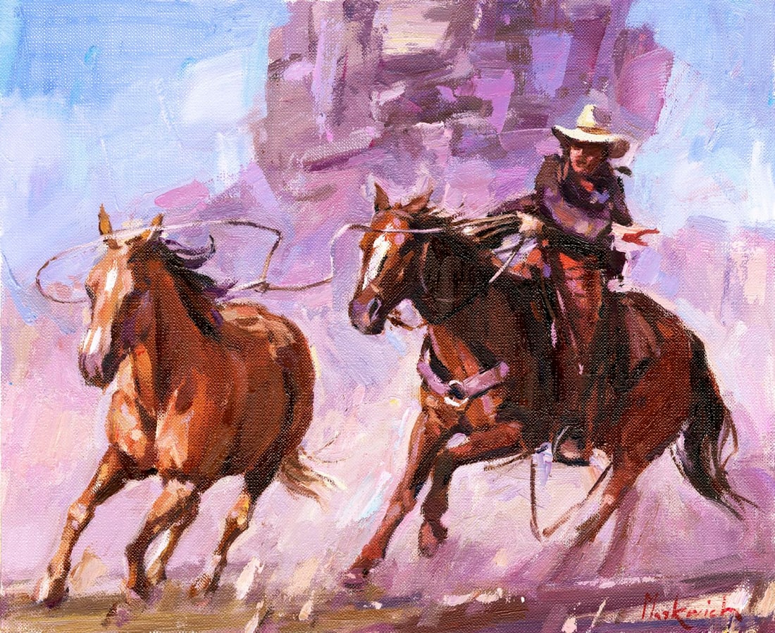 Olena Markovych (Ukraine,b 1987) oil painting (1 of 12)