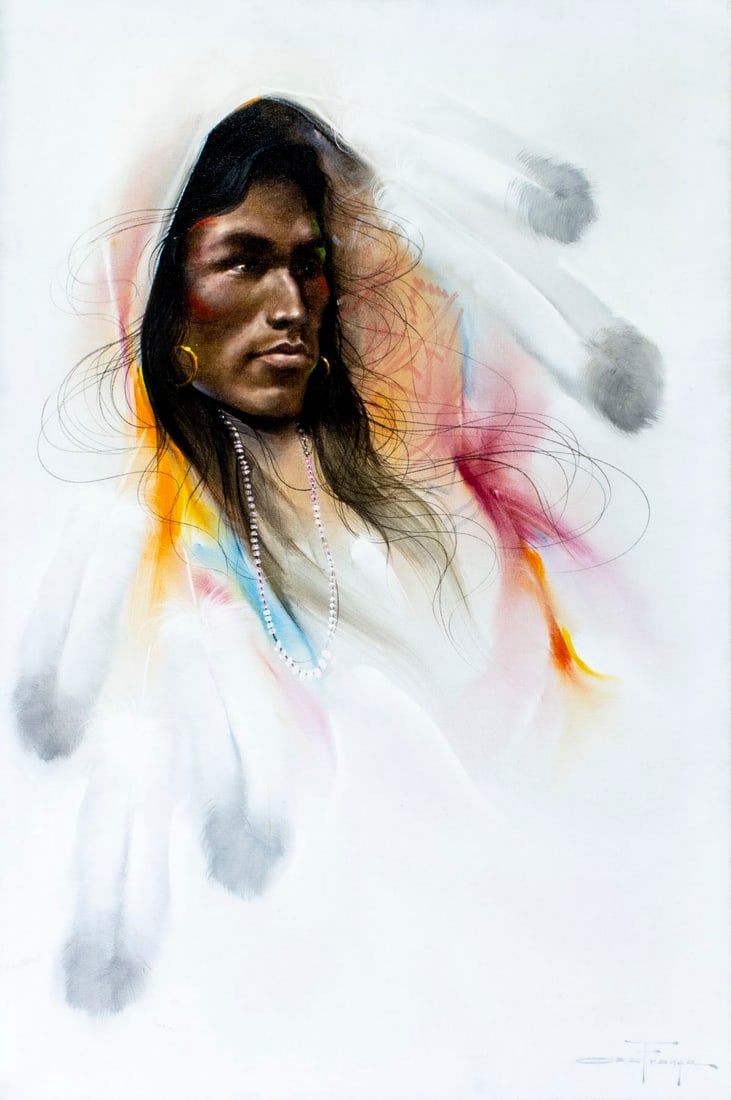 Ozz Franca (CA,Brazil,1928-1991) oil painting (1 of 13)