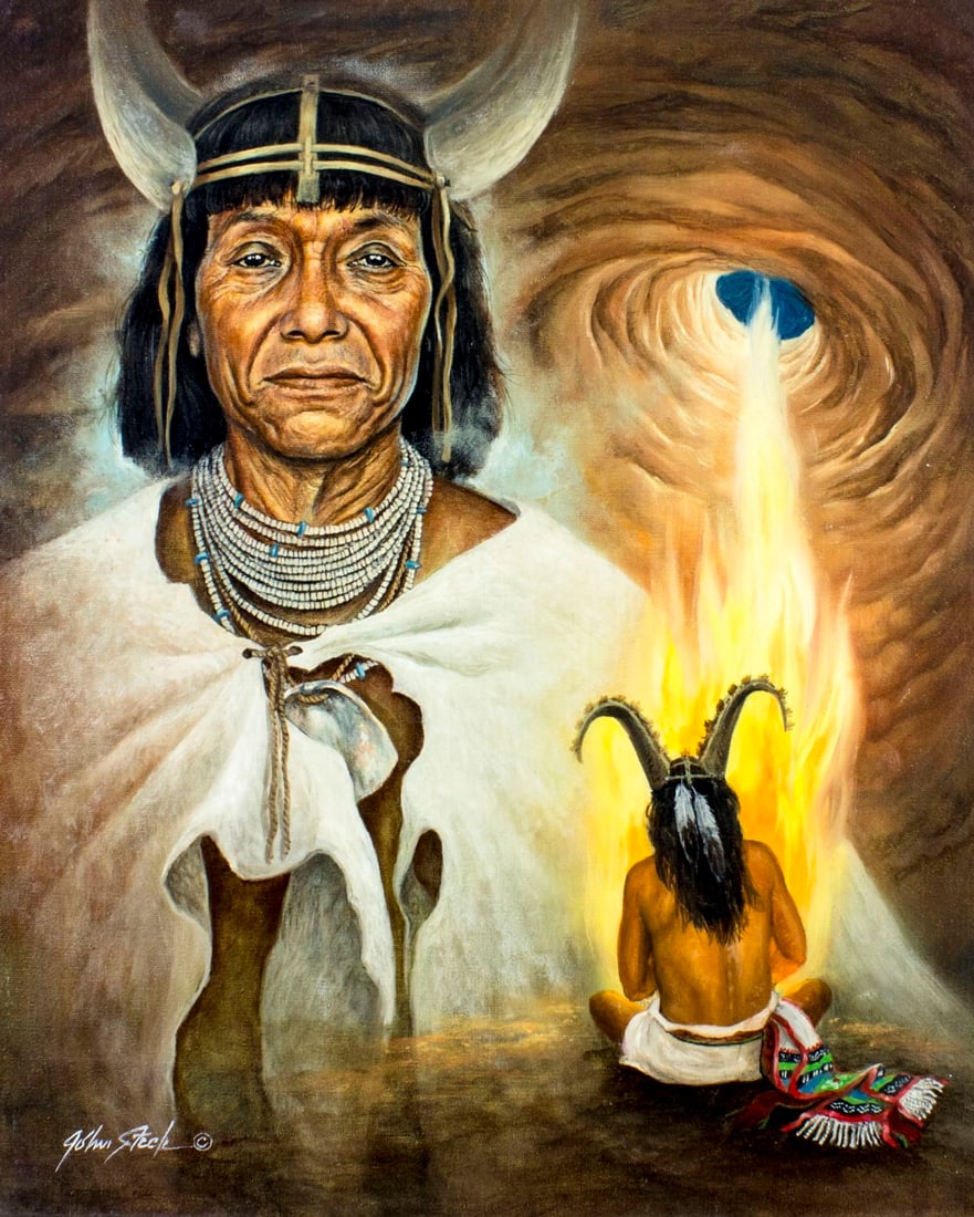 John Steele (CA,1964-1992) oil painting (1 of 12)