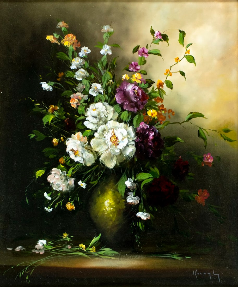 Violetta de Koszeghy (Hungary,Austria,1928-?) oil painting (1 of 15)